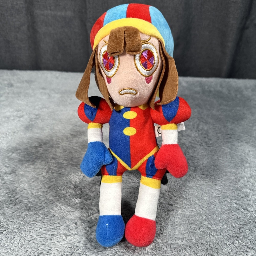 The Amazing Digital Circus Pomni Plush Glitch Productions Rare Anime Joker Clown